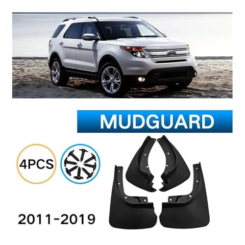 Guardabarros para rueda de coche Ford Explorer 2011-2019 U502 U625, aletas de protección 3