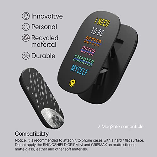 RHINOSHIELD GRIPMAX Compatible with MagSafe, Grip, Stand, and Selfie Holder for Phones and Cases Repositionable and Durable - Image 3