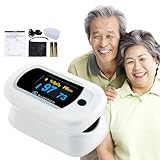 高齢者向けパルスオキシメーター【厚労省認定 指定管理医療機器】 付属品5点セット 国内検査済・365日保証 血中酸素濃度計 SpO2 心拍計 脈拍測定器 介護・在宅ケア・家庭用 高齢者 健康管理 高精度センサー搭載 大画面表示 見やすい 操作簡単【領収書発行可】