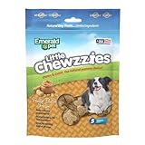 Emerald Pet Little Chewzzies Wheat Free Training Dog Treats — Healthy and Tasty Natural Dog Chews with Real Meat or Peanut Butter — Limited Ingredient Dog Treats Made in The USA — Peanut Butter, 5 oz