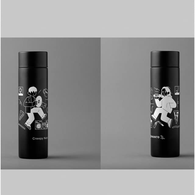 CreepyNuts PRONTO プロントコラボ サーモボトル Amazon.co.jp: CreepyNuts プロント コラボ ステンレスボトル 370ml
