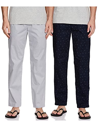 Image of Amazon Brand - Symbol Men's Printed Regular Fit Pyjamas (Pack of 2) Pajama Bottom