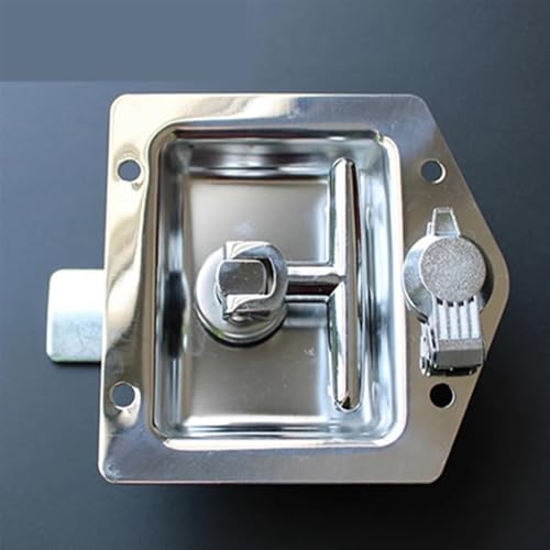Cerradura de manija Rarelock MS211 de acero inoxidable para camiones y cajas eléctricas 4