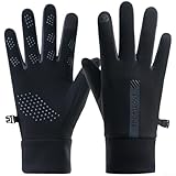 Guantes térmicos impermeables resistentes al viento para ciclismo y actividades al aire libre, pantalla táctil compatible con agarre antideslizante para parejas (C)
