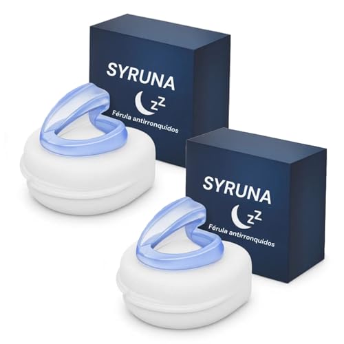 Syruna - Férula Bucal, Syruna Boquilla Antironquidos, Protector Bucal Antirronquidos Para Dormir, Dispositivo Anti-Ronquidos Suave Y Eficaz, Silencio Nocturno Para Un Descanso Reparador(2pcs)