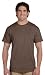 Hanes Short Sleeve 50/50 T-Shirt, Heather Brown, Large