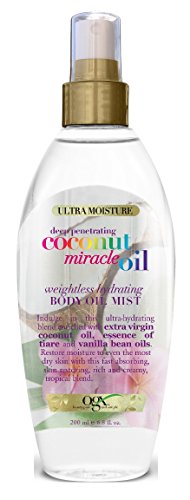 Ogx Body Oil Mist Coconut Oil Miracle 6.8 Ounce (200ml) (2 Pack)