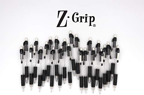 Image of Zebra Pen Z-Grip Mechanical Pencil, 0.7mm #2 HB, Clear Barrel, 12-Pack