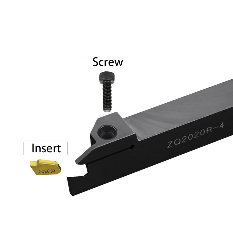 ZQ1616R-2 ZQ2020R-2 ZQ2525R-2 ranurado CNC torno mecanizado corte portaherramientas ranurado de Metal cuchillas cortador de separación herramienta de perforación(NO Cutter bar,SP600 PC9030)
