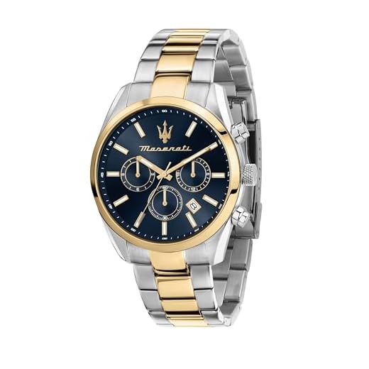 Maserati Reloj Analógico para Hombres de Cuarzo con Correa en Acero Inoxidable 8056783031368