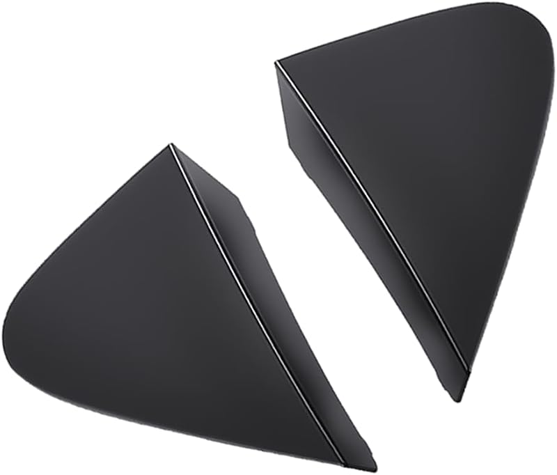 Pair Mirror Triangle Trim Covers for Corolla 2007-2013 | For Toyota Corolla 2007-2013; front left and right door mirror corner trim panels; OE 6011812010 6011712010