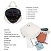 YiXiamo Cute Fashion Mini Backpack Leather for Women (Off-white)