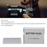 Bateria Zapasowa do Aparatu NB 6L 6LH, Baterie Litowo-jonowe 2000 MAh 3,7 V X 2, Idealne do Powershot SX710 HS SX520 HS SX530 HS SX510 HS S120 SX700 HS SX610 HS SX600 HS D30