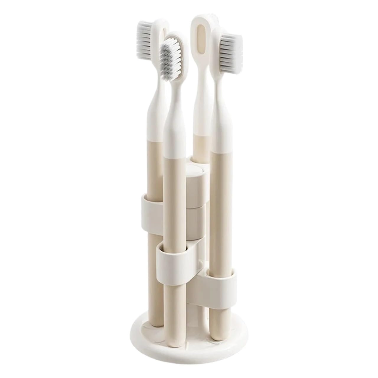 1pcs Multifunctional Rotatable Desktop Organizer, Toothbrush Holder For Makeup Brushes & Pens