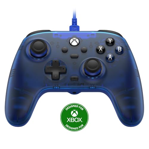 GameSir T7 Wired Controller für Xbox Series X|S, Xbox One & Windows 10/11, Plug and Play Gaming Gamepad mit Hall-Effekt Joysticks/Hall Trigger, 3.5mm Audio Jack - Blau