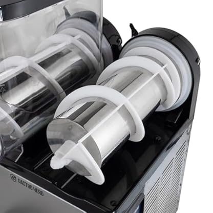 GastroHero Slush Eis Maschine 2x 12 Liter – professionelle Edelstahl-Slush-Maschine in Schwarz für Slush-Eis, Frozen Drinks & Sorbets – ideal für Gastronomie & Catering – Bild 7