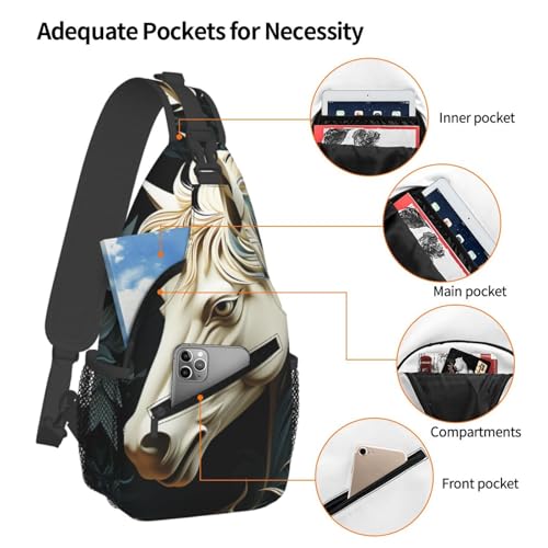 Bolso pequeño bandolera tipo sling para senderismo miniatura 4