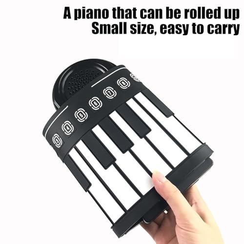 Piano Enroulable 61 Touches, Affichage Numérique Led, 128 Types De Voix, Clavier De Piano électronique Numérique Pliable Et Flexible, Peut être Connecté à Des Pédales Et Des Haut-parleurs Externes - Les Beatles, Paul McCartney, John Lennon, RIngo Starr, George Harrison Piano Enroulable 61 Touches, Affichage Numérique Led, 128 Types De Voix, Clavier De Piano électronique Numérique Pliable Et Flexible, Peut être Connecté à Des Pédales Et Des Haut-parleurs Externes – Image 3