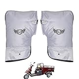 ✯【Protección cálida】 No sufrirá de manos frías durante la conducción en invierno después de obtener estos guantes de manillar. Incluso en un día muy frío, sólo necesitas llevar un guante fino por dentro que conseguirá que tus manos se mantengan calientes. Simplemente disfruta de un paseo cálido.