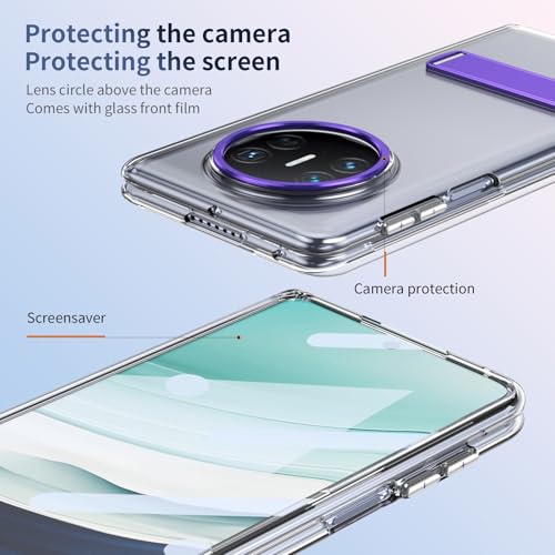 Coque Mate X3 antichoc transparente violette de protection