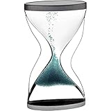 TFA Dostmann Contra Sanduhr mit nach obenlaufenden Kügelchen, Kunststoff, Grün, L 65 x B 24 x H 117 mm