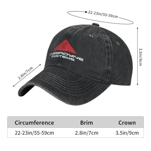 Casquette de baseball Cyberdyne Systems visière peaked au design classique soigné