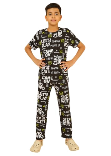 Image of Ninos Dreams Boys Cotton Coord Set /Boys Night Suit /Boys Loungewear /Boys Night Dress