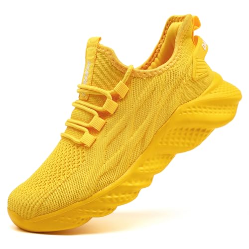 Image of EGMPDA Mens Shoes Running Slip On Tennis Walking Shoes Lightweight Breathable Sneakers for Gym Work Casual Soft Sole Trainers Non Slip Athletic Footwear