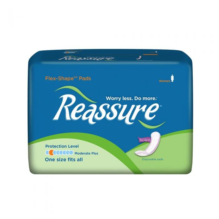 Reassure Flex-Shape Pads, Moderate Plus - 48 per case