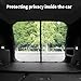 General Fit Rear Door Protections with Easy Magnet Mount Large Size Vehicle Tailgate Netting Simple Installation Car Rear Door Screen