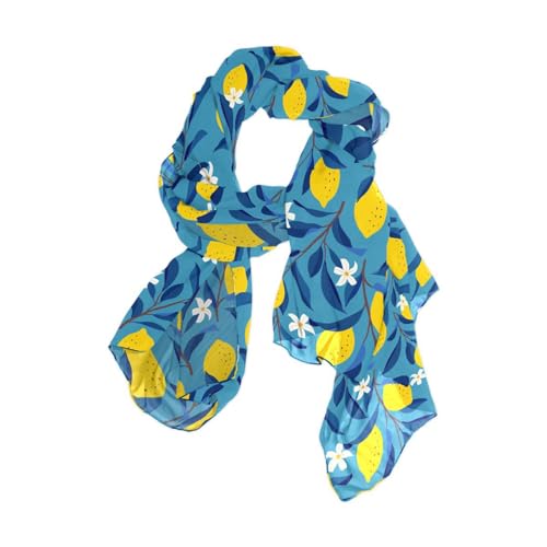 Long Silk Scarf for Women's Soft Fashion Scarves Sunburn Shawls