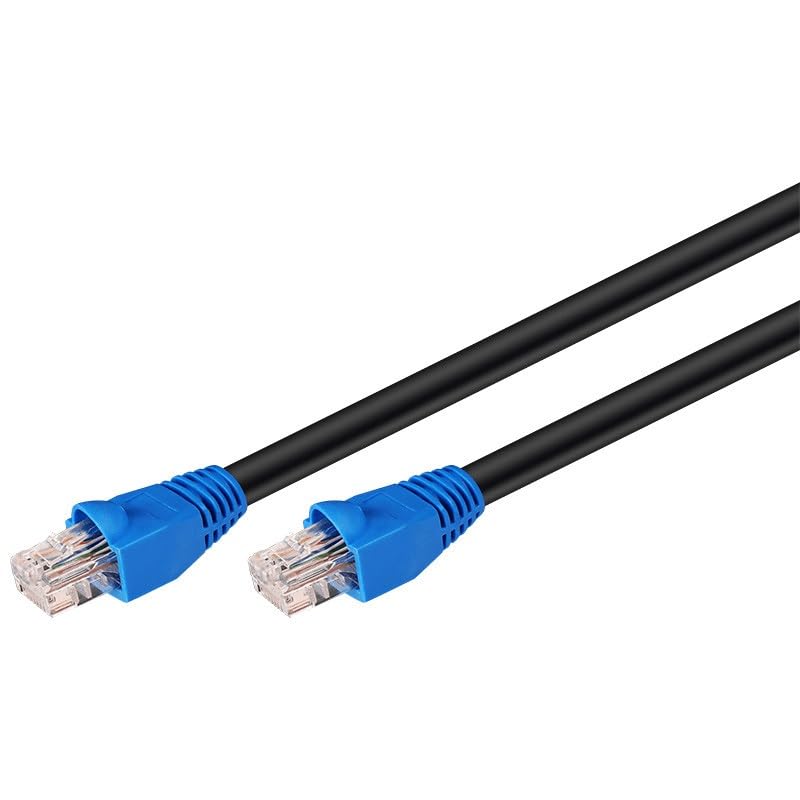 Cable exterior CAT6 UTP de 50 m, POE, Ethernet, LAN, Cable de datos, RJ45, para Armario de Servidores, Switches, Router, Modems!