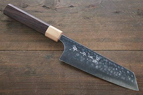 YU KUROSAKI R2/SG2 STEEL HAMMERED JAPANESE CHEF’S BUNKA KNIFE 160MM