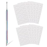 1 STÜCK NAGELHAUTSCHIEBER EDELSTAHL MANIKÜRESTÄBCHEN DOPPELKOPF CUTICLE PUSHER MIT 101PC SCHLEIFPAPIER NAGELHAUT LÖFFEL SCHIEBER TOTE HAUT GABELENTFERNER FÜR MANIKÜRE UND PEDIKÜRE NAGELKUNST