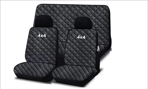 Coprisedili in tessuto Cotone Imbottito e Trapuntato Panda 750 4x4 1000 Country Club Young set copri sedile 1986 1987 1988 1989 1990 1991 1992 1993 1994 1995 1996 1997 1998 1999 2000 2001 2002 2003