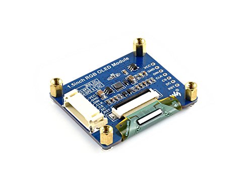 Waveshare 1.5INCH RGB OLED MODULE 1.5Inch Rgb Oled Display Module 128X128 16-Bit High Color Spi Interface Ssd1351 Driver Raspberry Pi/Jetson Nano Examples Provided thumb #3