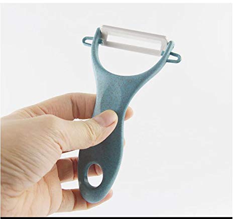 Rozcels Ceramic Fruit Knife 4 Piece Set with Peeler & Chopping Board