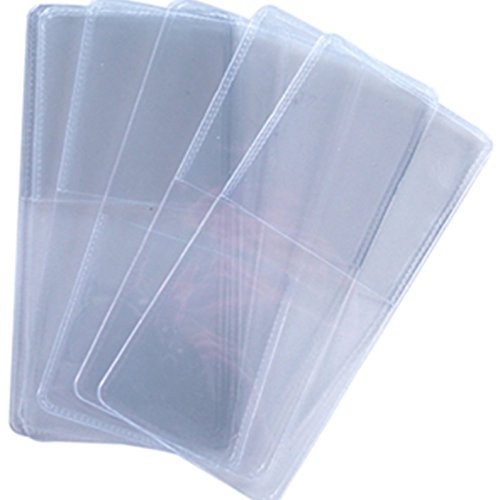 50 Pcs Double Pocket Vinyl Coin Flips For Storag 2x2 PVC Free Plastic