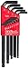 Eklind 13213 13pc Hex Key Set, Ball-Hex-L .050-3/8