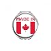 Made In Canada Country Love Hand Compact Mirror Round Portable Pocket Glass