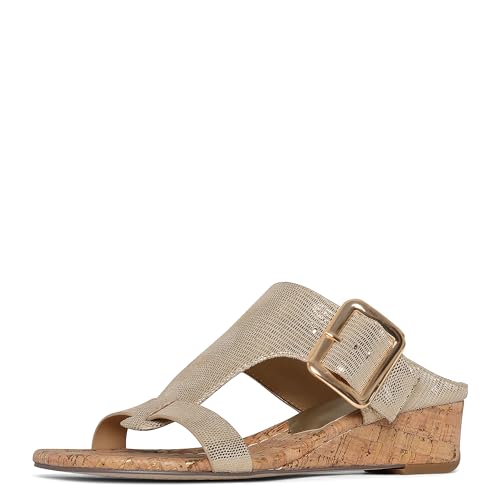 Image of Donald Pliner Women's VINE Wedge Sandals, Open-Toe Sandals, Women's Sandals, Comfortable Sandals, Summer Wedges, Dress Sandals