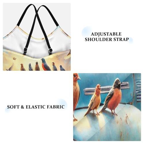 Truck Birds Flowers Girls Swimsuit Bathing Suit Swimsuits One Piece Summer Beach Swimwear3