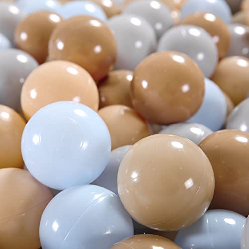 image for GOGOSO Ball Pits Balls Toddlers 50 100 200 500 Plastics Shape Ball Non