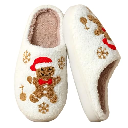Women Men Slippers Fuzzy Closed Toe House Memory Foam Bedroom Couple Slipper Indoor Home Shoes2