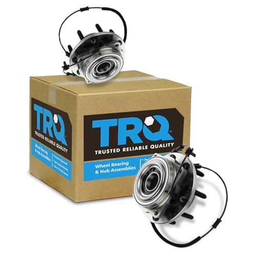 TRQ Front Wheel Bearing & Hub Assembly Set (2) 2011-2016 Ford F-250/F-350