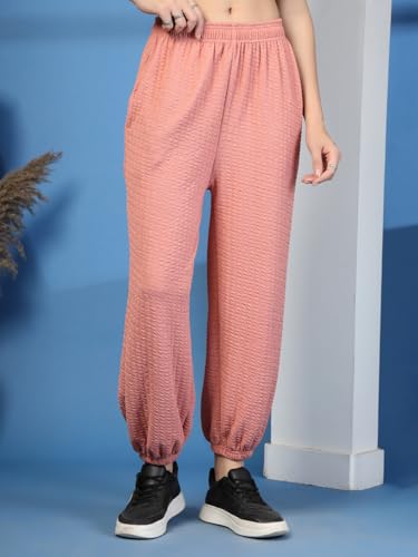 Image of UZARUS Women's Ultra-Soft Baggy Fit /Relaxed Fit Joggers with Side Pockets & Gripped Hem
