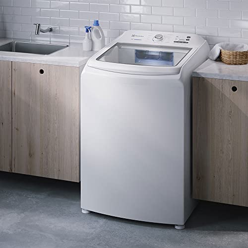Máquina de Lavar Electrolux 15kg Branca Essential Care com Cesto Inox e Jet&Clean (LED15) - 220V