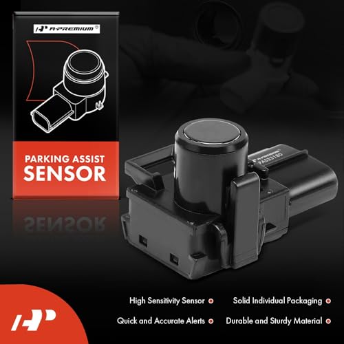 Image of A-Premium Parking Assist Sensor Compatible with Toyota & Lexus | Backup Sensor for Sienna 2011-2017, RX450h /RX350 2010-2012, GX460 2010-2013, Replace# 89341-33180, 89341-06020