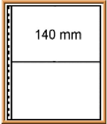 Lindner 010P Stockbook Pages Omnia, white - pack of 10