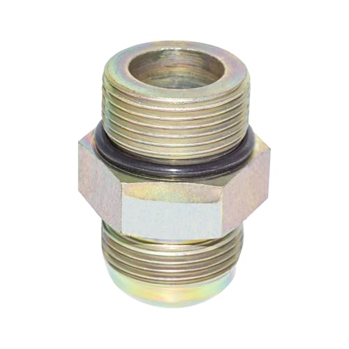 Image of 15KB1616 Hydraulic Connector Fitting Compatible with Bobcat Snowblower Trencher Forestry Cutter Excavators 337 341 435 Loaders S740 S750 S770 S850 T740 T770 T870 A770 T750